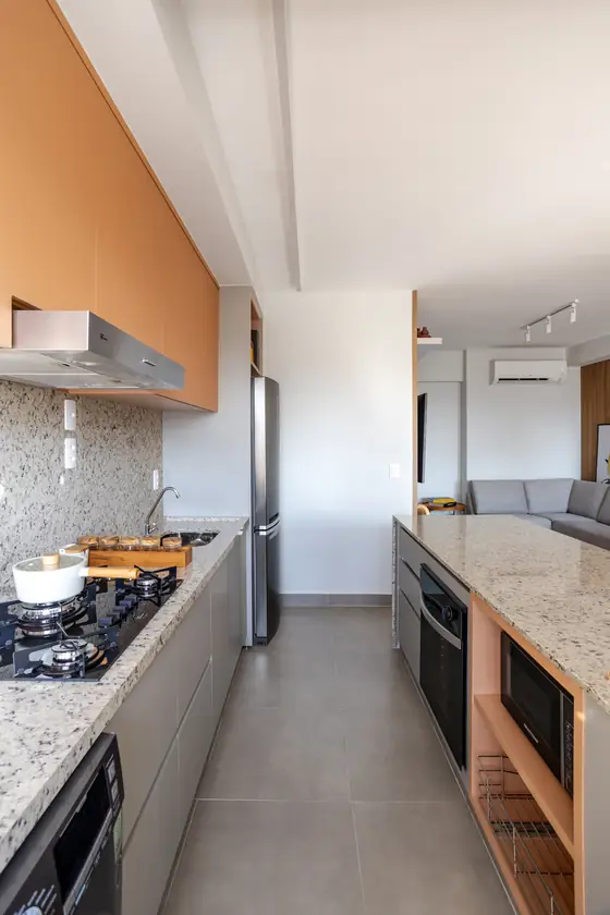 Cozinha do apartamento decorado na torre (2 suítes)
