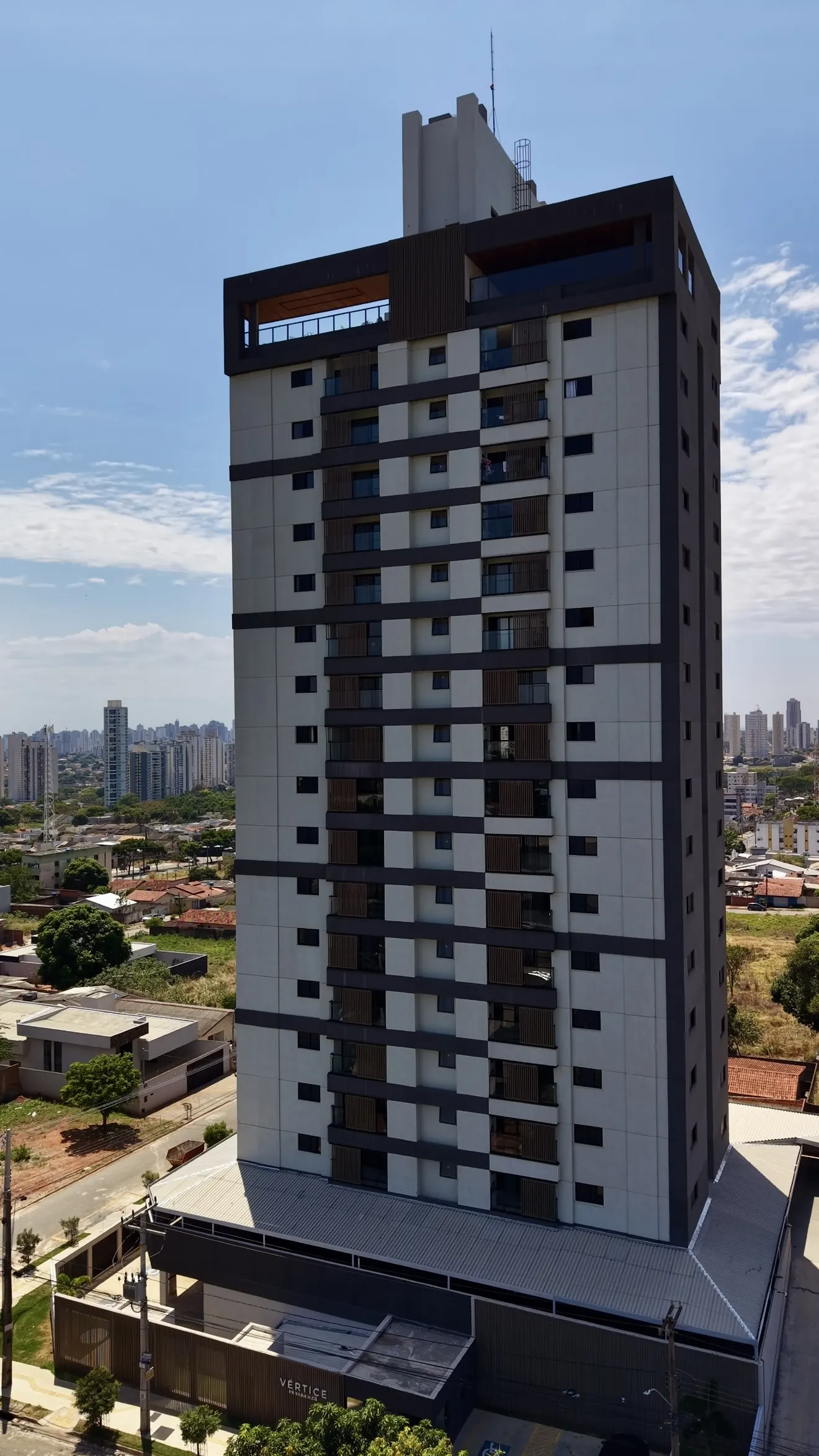 Fachada do prédio pronto