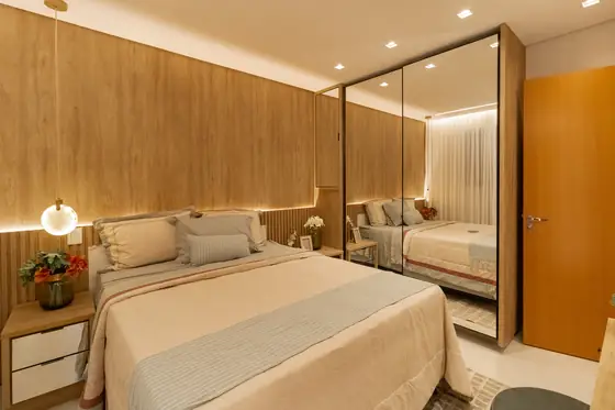 Decorado 75 m²: suíte
