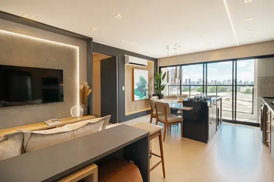 Decorado 75 m²: sala