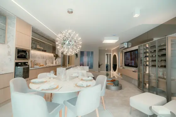 Jantar do decorado